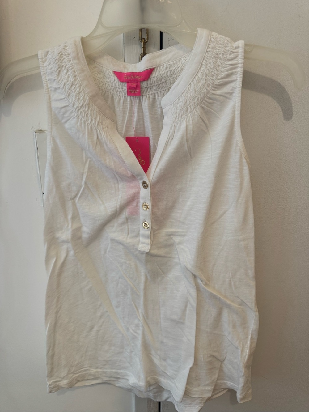 Lilly Pulitzer White Essie Top